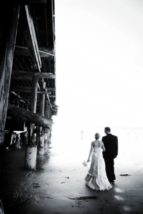 A beautiful wedding day on the beach in San Diego