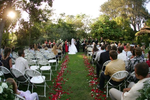 Ceremony in the garden