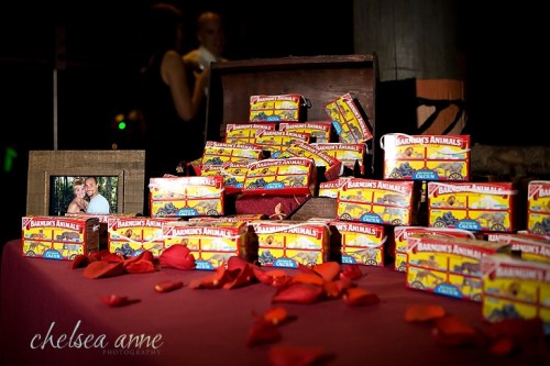 What a yummy treat! A perfect fit for their Wild Animal Park wedding and a great takeaway snack at the end of the night for all of their guests.