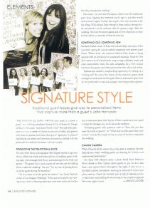 Just Imagine Weddings in Exquisite Weddings Magazine Fall 09