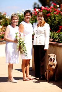 Wedding in the Rose Garden. Photo by Stunning Photography