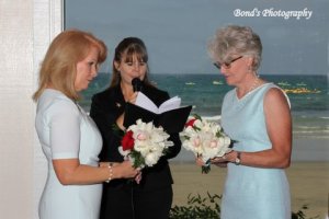 Two bouquets.  Photo by Susan Bond Photography